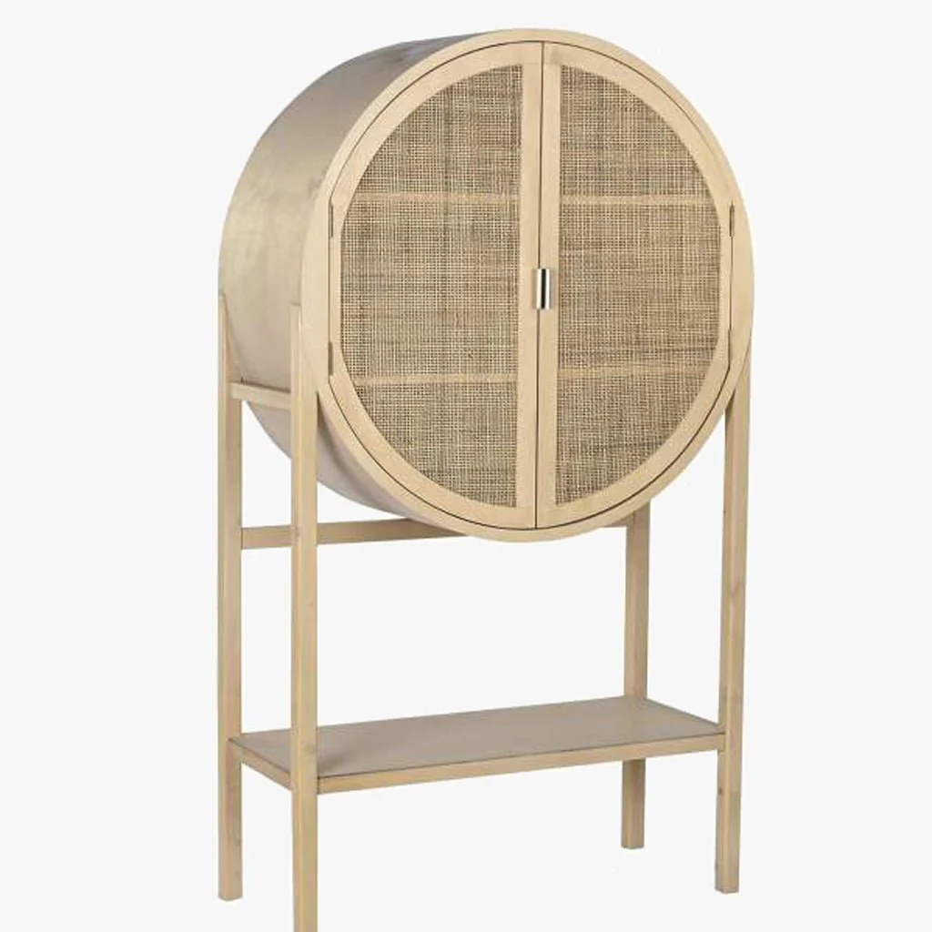 Aparador com Rattan 90x40x160 ZUMA - Image 3