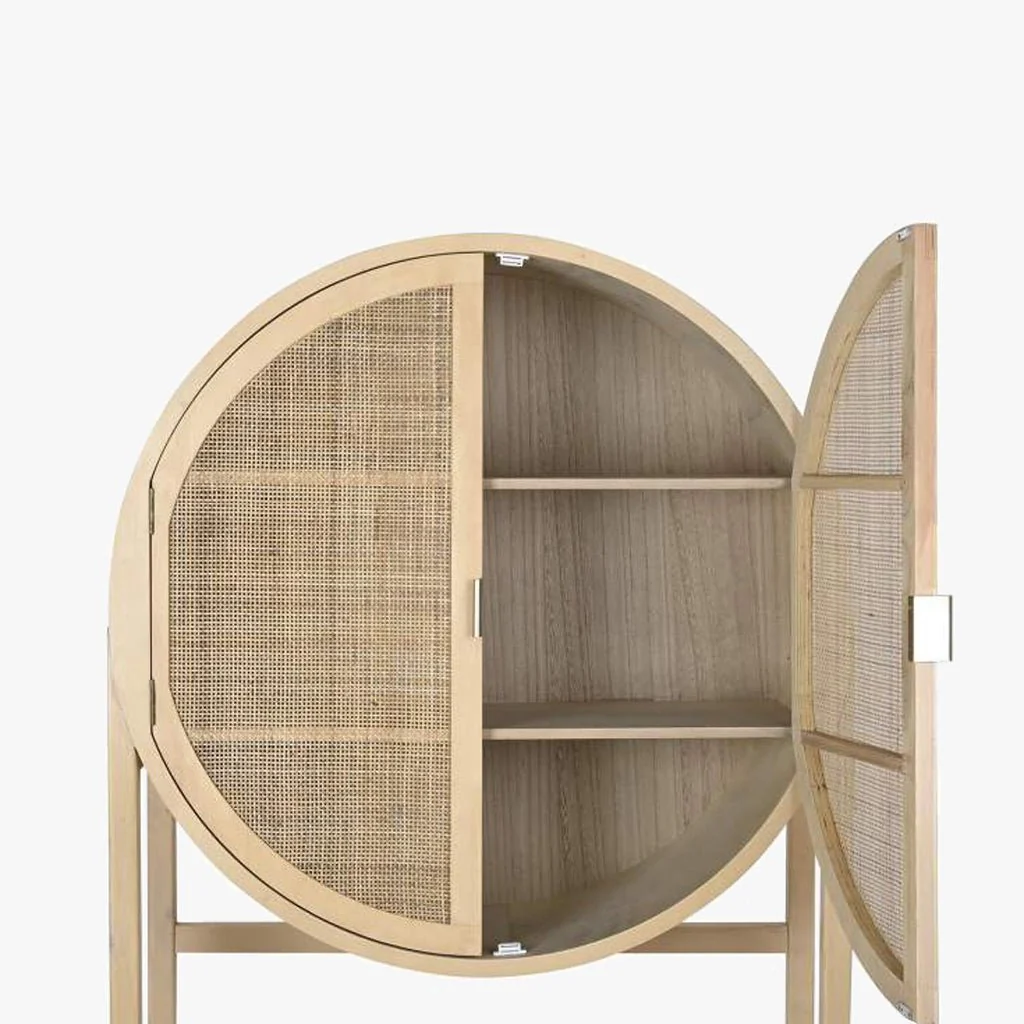 Aparador com Rattan 90x40x160 ZUMA - Image 4