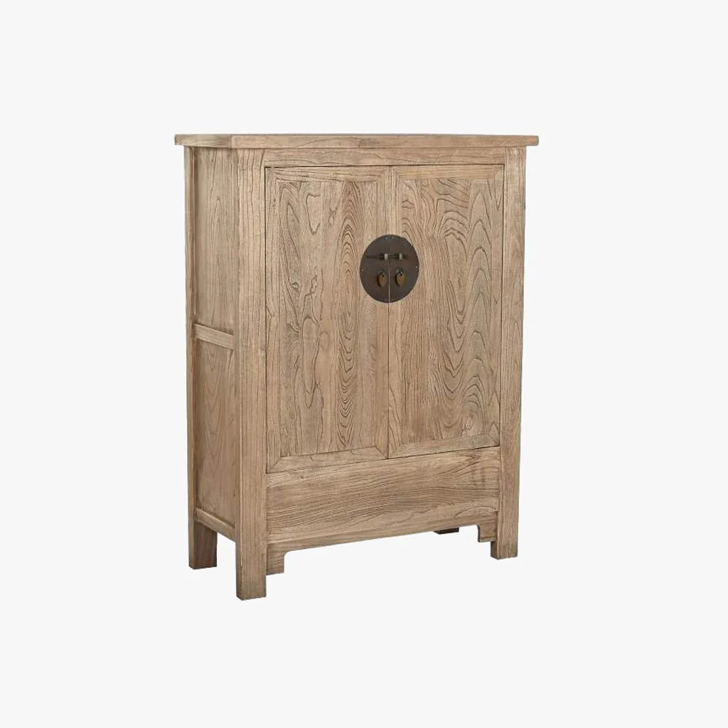 Armário Madeira com Fechadura Circular Oriental 132 cm OSAKA - Image 3