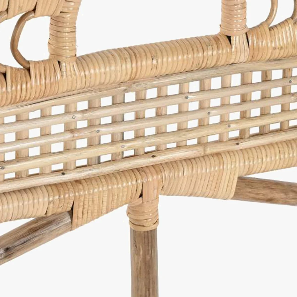 Cabeceira Cama Ornamentada Rattan 175x3x130 SERENA - Image 5