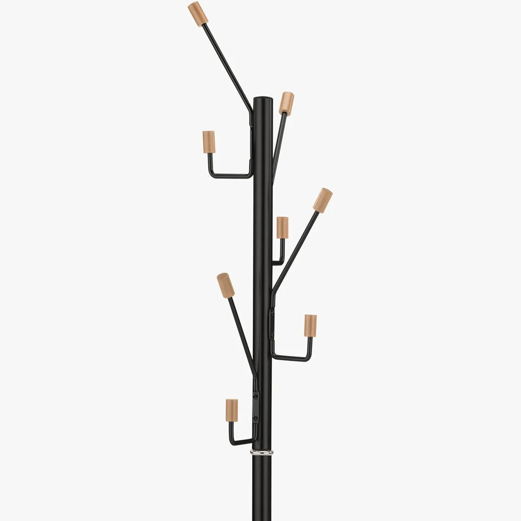 Cabide de Pé com Suporte Preto 185x30 PARNASO - Image 3