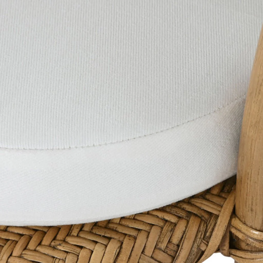Cadeira de Bambu e Rattan Castanha 55x62x86 BALI - Image 5