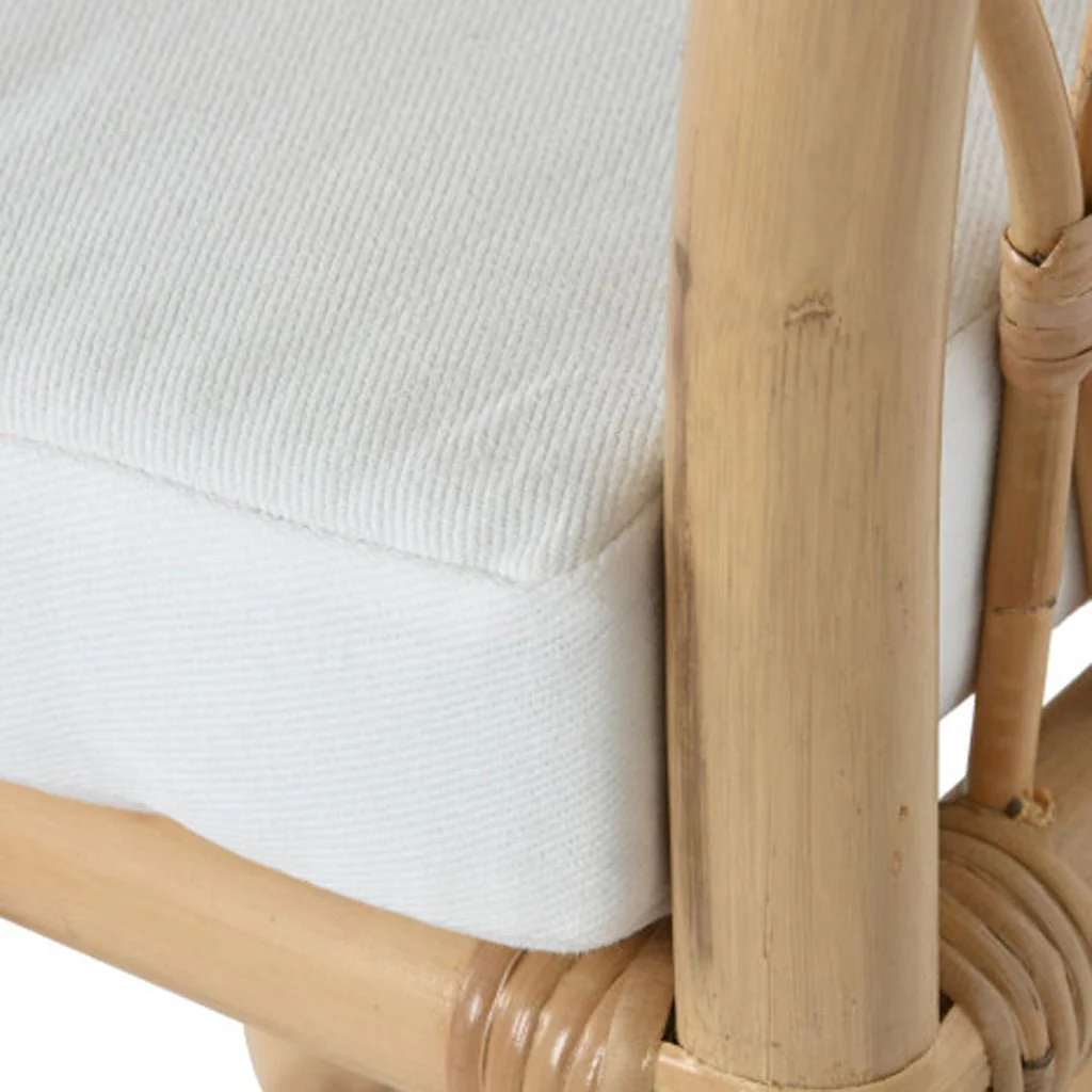 Cadeira de Rattan e Bambu 58x60x83 - Image 5