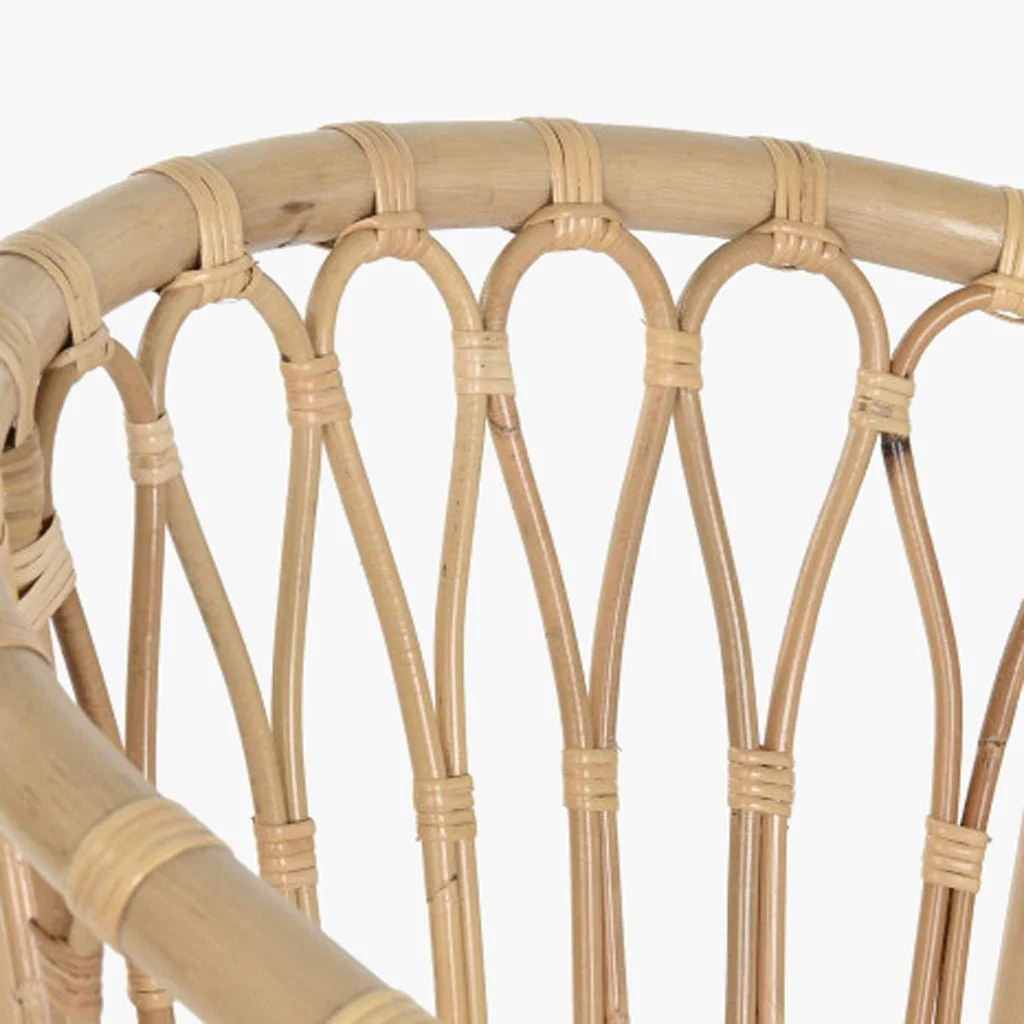 Cadeira de Rattan e Bambu 58x60x83 - Image 6
