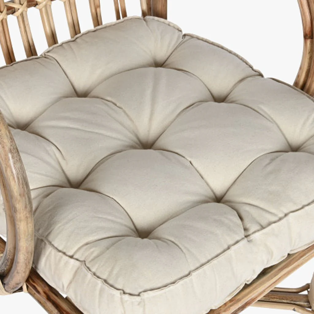 Cadeira de Rattan e Bambu 58x65x85 - Image 4