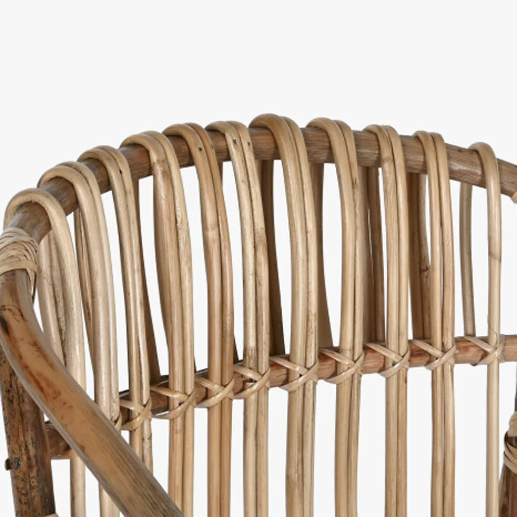 Cadeira de Rattan e Bambu 58x65x85 - Image 5