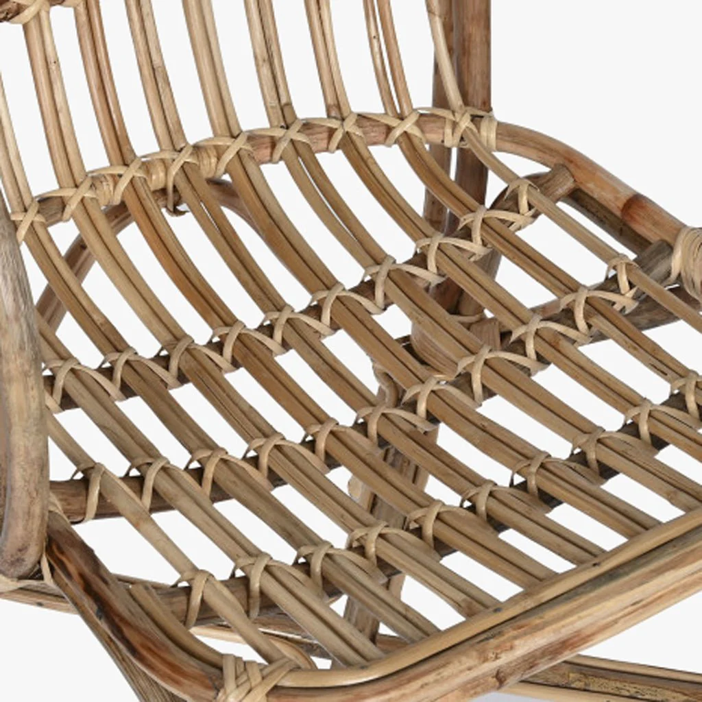 Cadeira de Rattan e Bambu 58x65x85 - Image 7