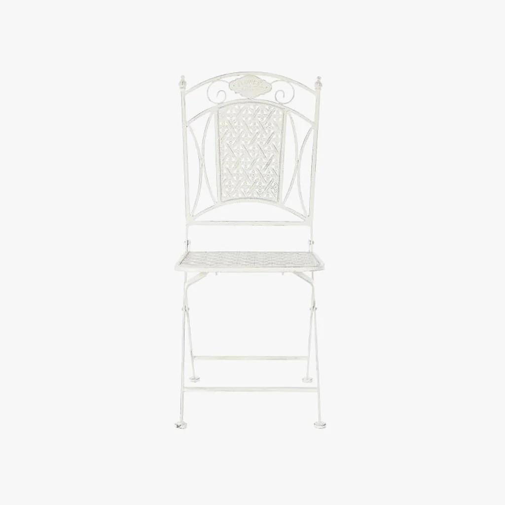 Cadeira de Metal de Exterior 40x48x93 cm | Romantic Garden - Image 3