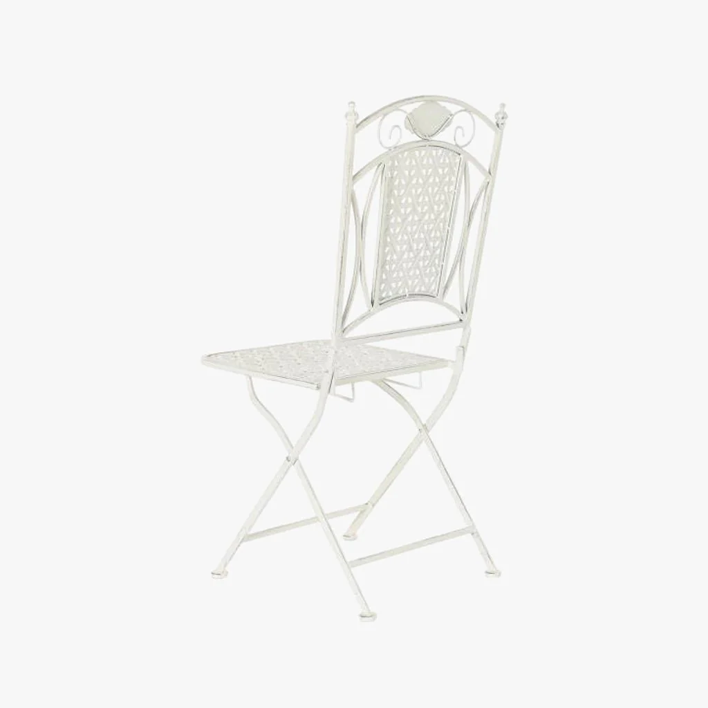 Cadeira de Metal de Exterior 40x48x93 cm | Romantic Garden - Image 4