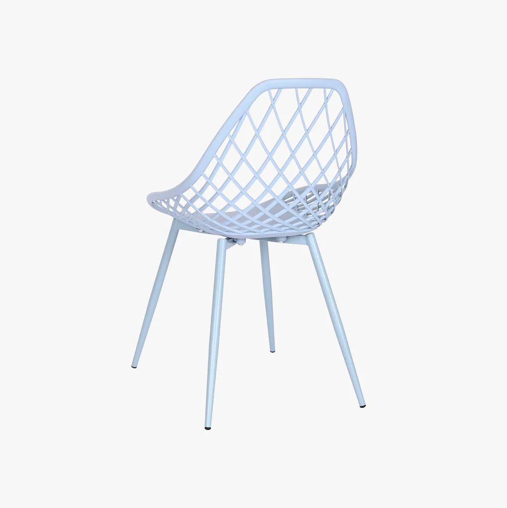 Cadeira PP Azul 48,5x55x83,5 - Image 3