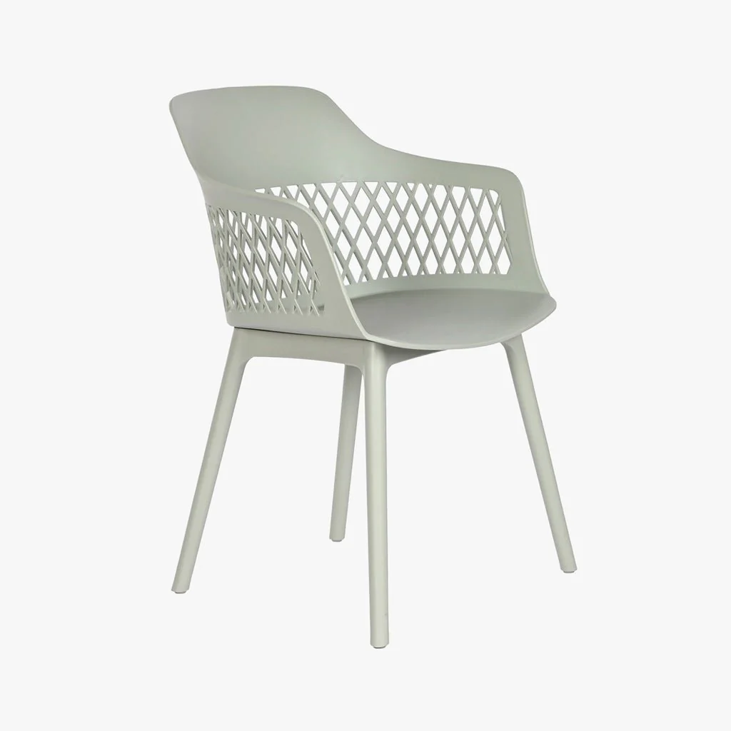 Cadeira PP Cinza 55x57x83,5 - Image 2