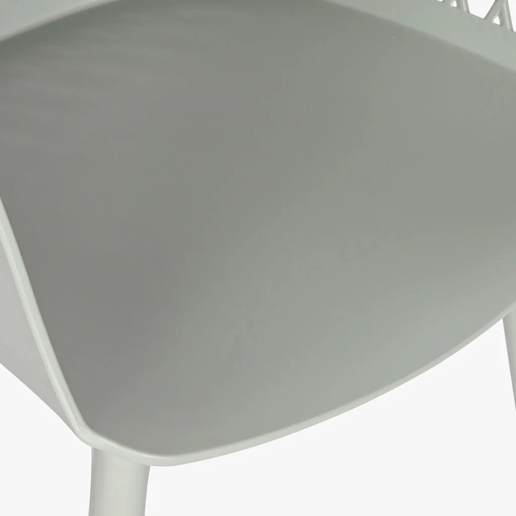 Cadeira PP Cinza 55x57x83,5 - Image 5