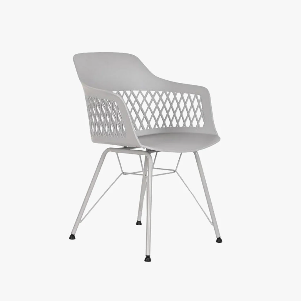 Cadeira PP Cinza 57x57x80,5