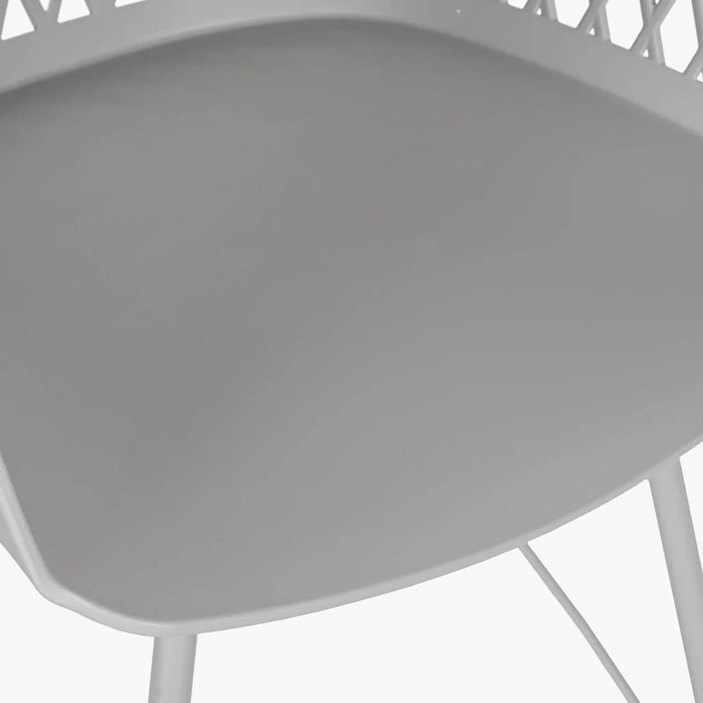 Cadeira PP Cinza 57x57x80,5 - Image 3