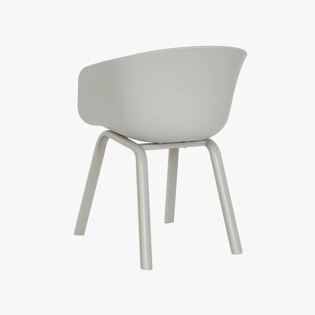 Cadeira PP Cinza 60x52x78 - Image 2