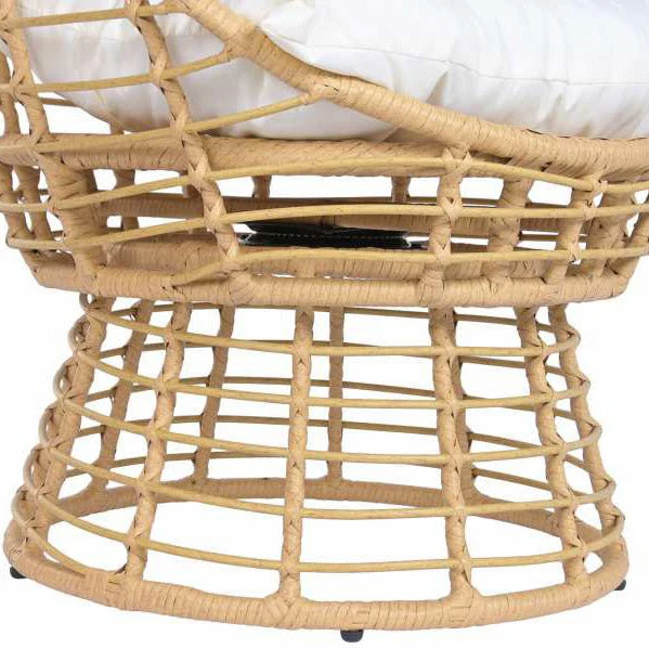 Cadeirao de Rattan Giratório 83x73x143 COMPORTA - Image 5