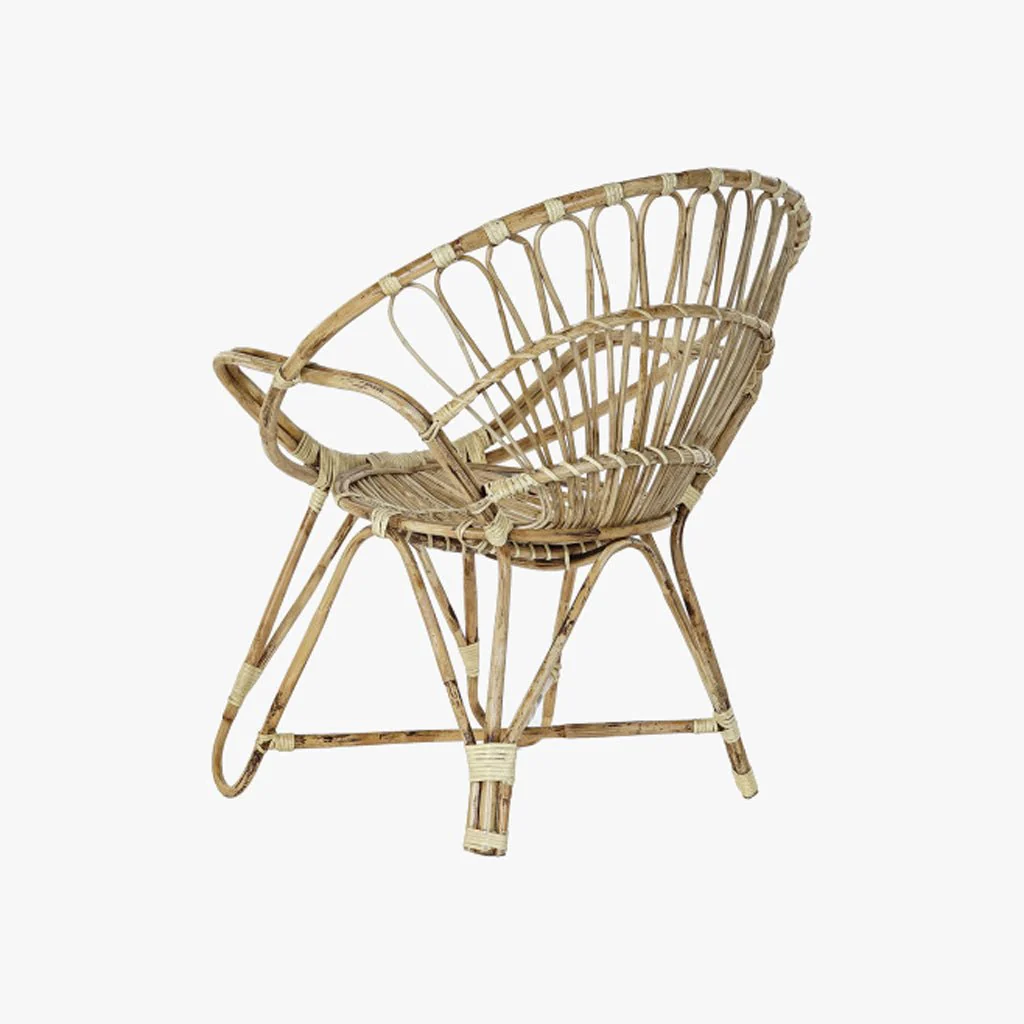 Cadeirão Redondo de Rattan 77x58x85 BALI - Image 4