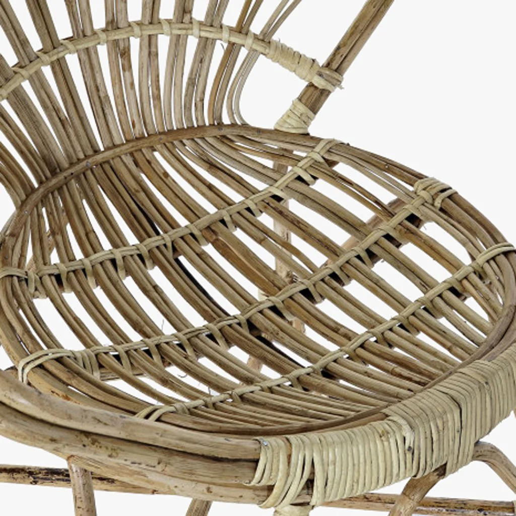 Cadeirão Redondo de Rattan 77x58x85 BALI - Image 5