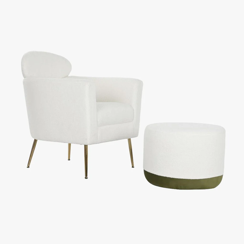 Cadeirão Com Banco Madeira 72x78x83 VERSAILLES