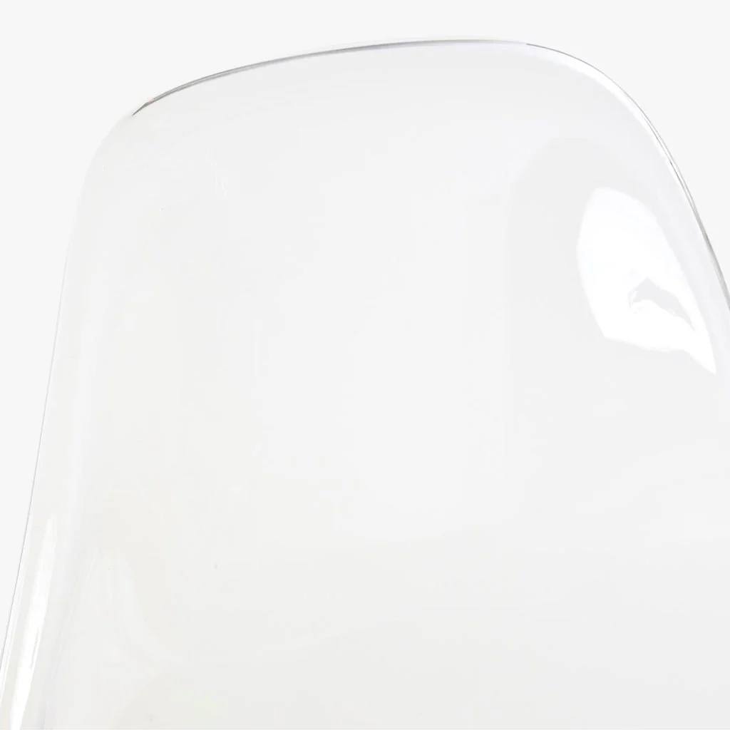 Cadeira Transparente Branca & Preto 54X47X83 EAMES - Image 4