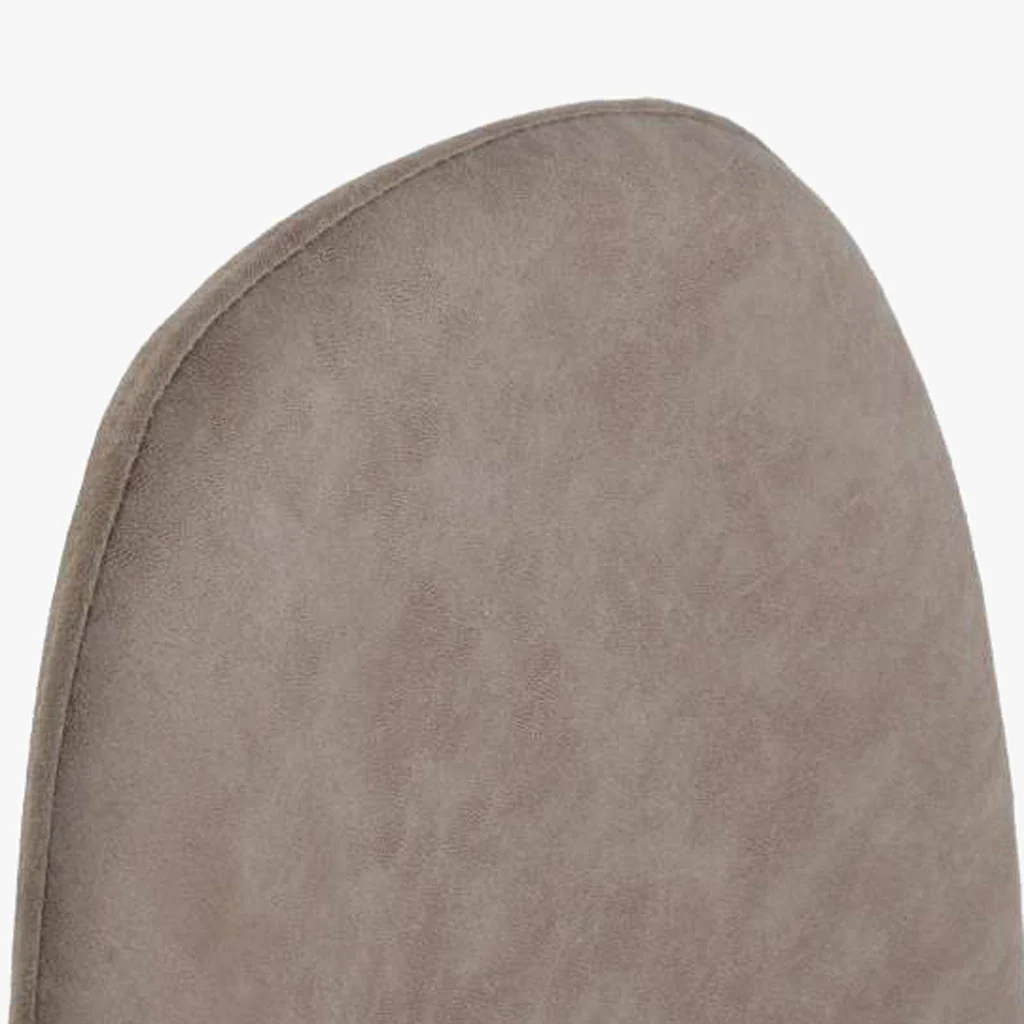 Cadeira com Revestimento Sintético Castanho Claro e Pés Efeito Madeira 44X51X90 EAMES - Image 6