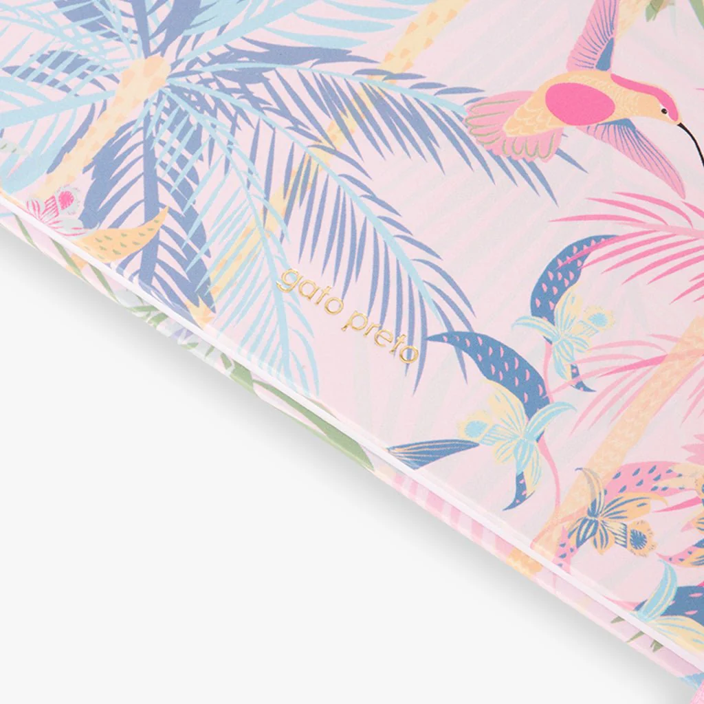 Caderno Capa Dura Pontilhado Folhagem A5 SUMMER SHADES - Image 4