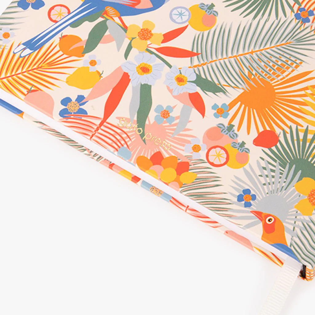 Caderno Capa Dura Pontilhado Pássaro A5 SUMMER SHADES - Image 2