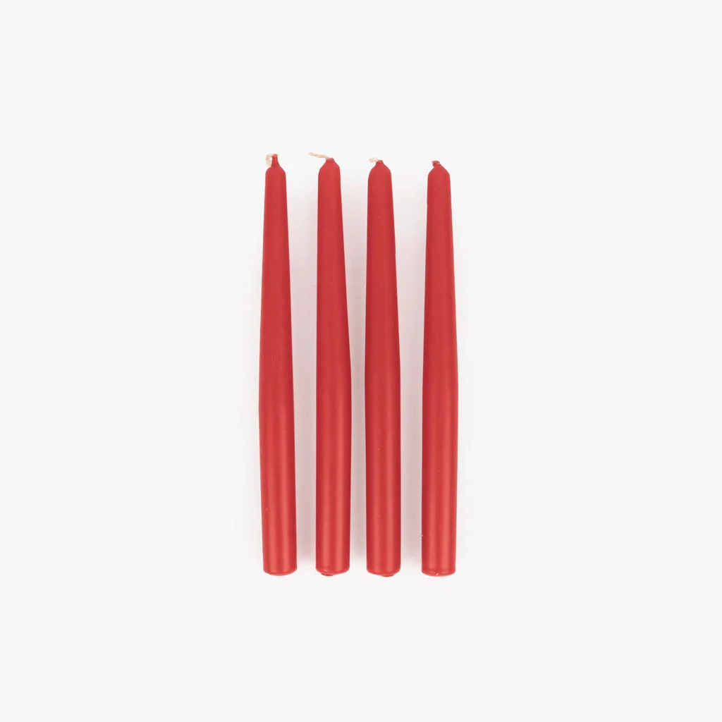 Conjunto de Velas Castiçal Vermelha NOX