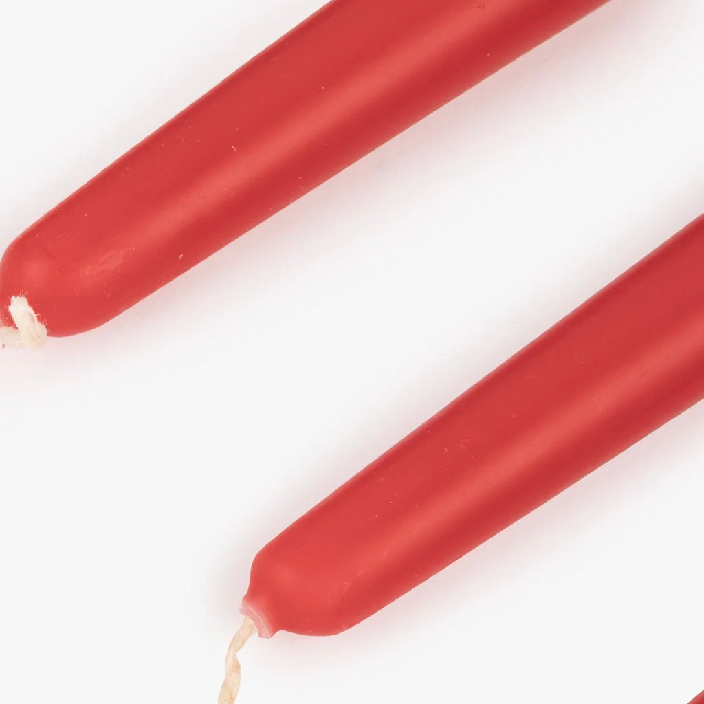 Conjunto de Velas Castiçal Vermelha NOX - Image 3