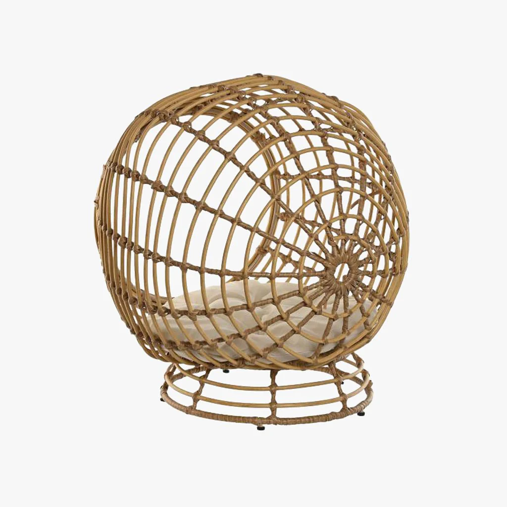Cama de Animal Rattan Circular 60x58x58 PAWRENTS - Image 4
