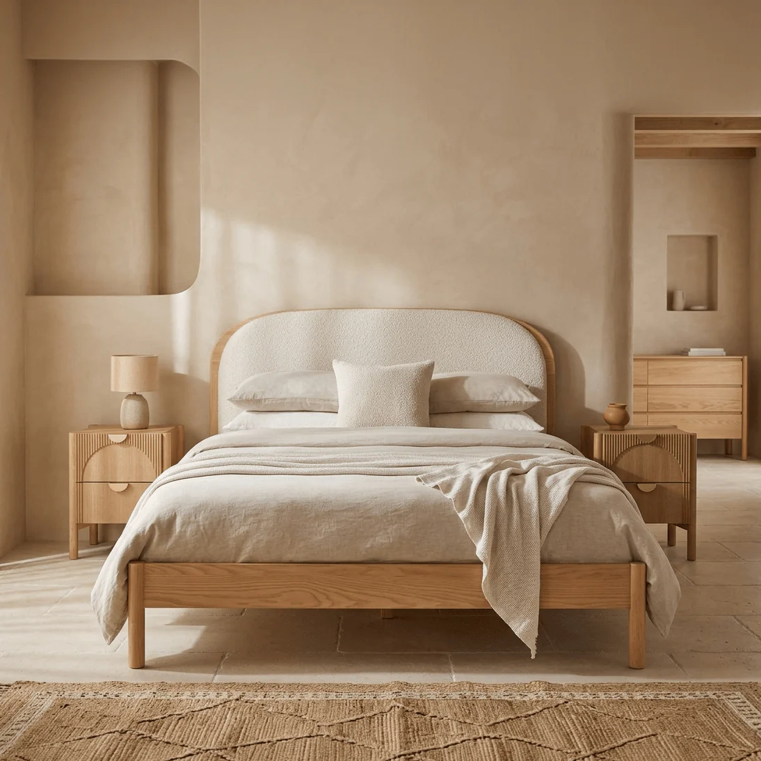 Cama com Cabeceira Estofada TUNES