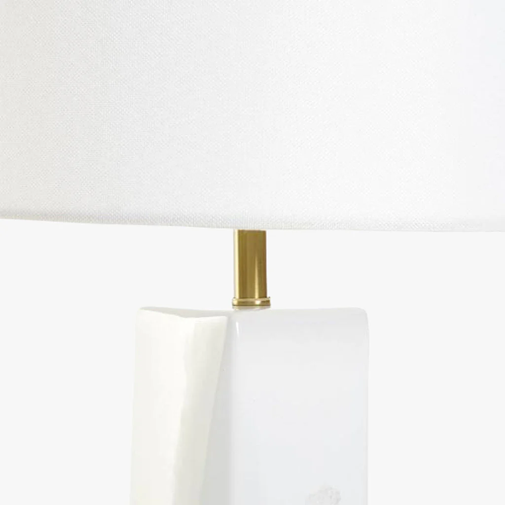 Candeeiro de Mesa Branco 62 cm LUMINA - Image 3