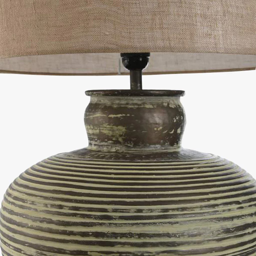Candeeiro de Mesa Metal Verde 69 cm ÉPICO - Image 3