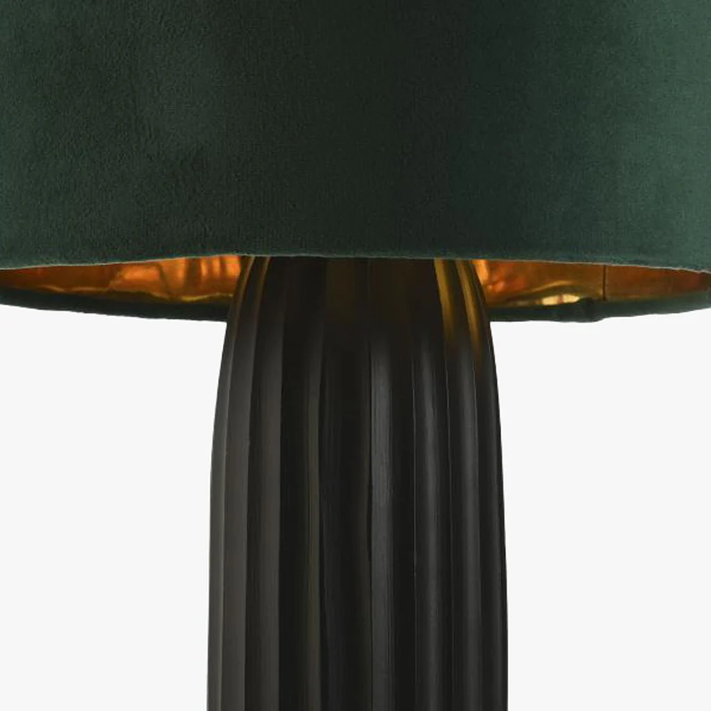 Candeeiro de Mesa Preto 37 cm LUMINA - Image 4