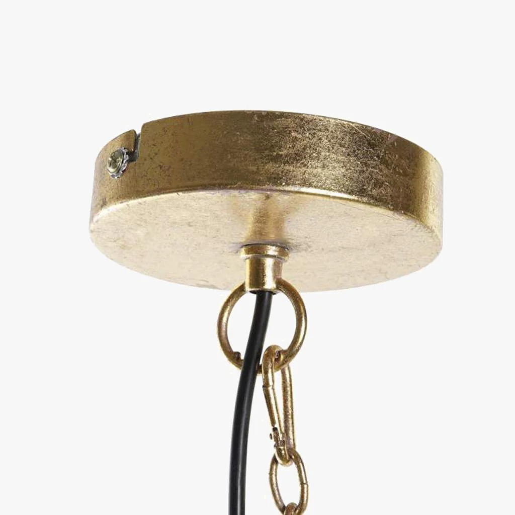 Candeeiro de Teto Bola Dourada LUXE - Image 4