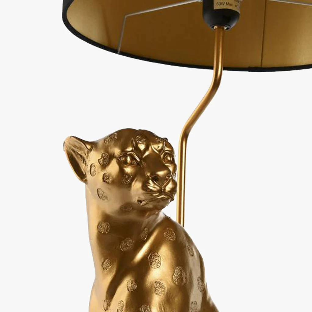 Candeeiro Leopardo Dourado WILD LIGHT - Image 3