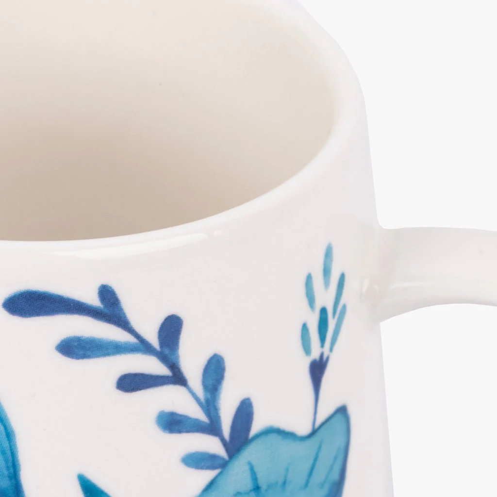 Caneca New Bone China com Pássaros Azuis BLUE BIRD - Image 3