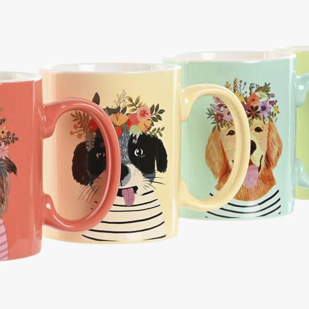 Caneca Cão Flores 360ml BLOOMING CATS&DOGS - Image 3