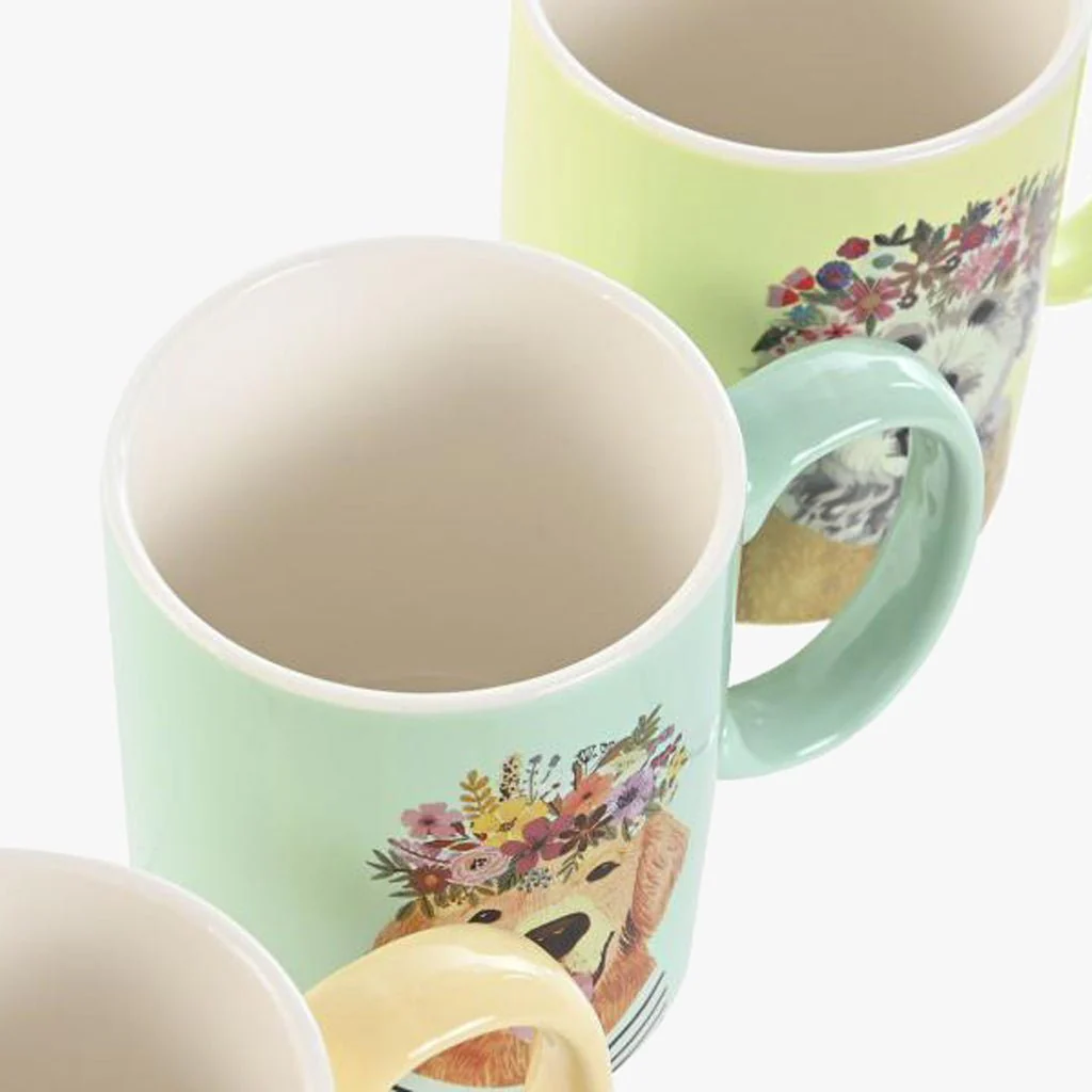 Caneca Cão Flores 360ml BLOOMING CATS&DOGS - Image 4