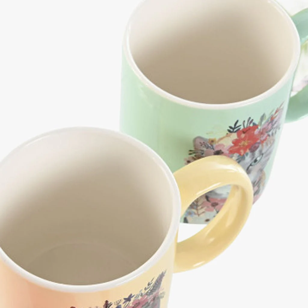 Caneca Gato Flores 360ml BLOOMING CATS&DOGS - Image 4