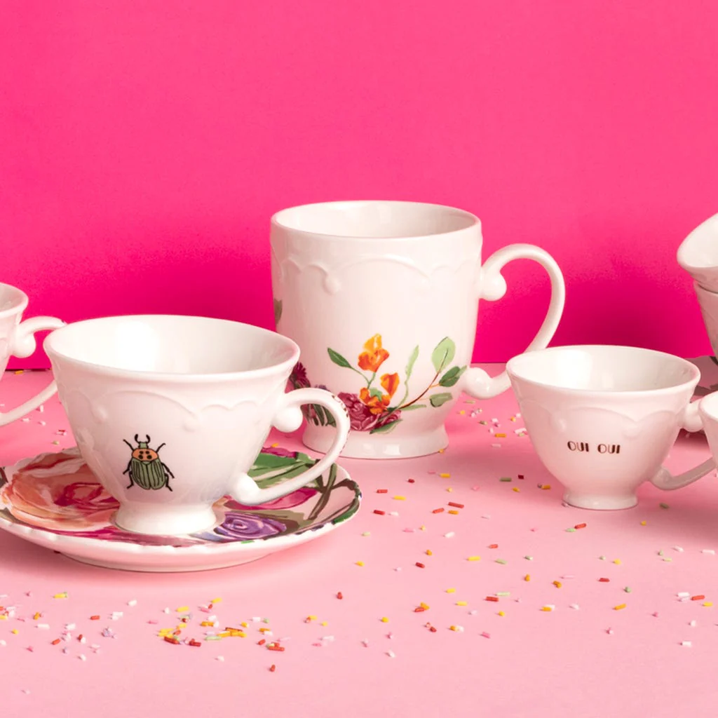 Conjunto de 2 Canecas Flowers MARIE - Image 3