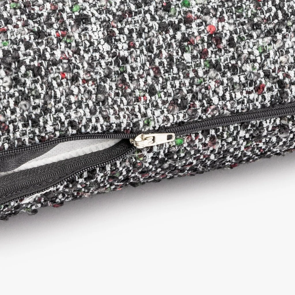 Capa de Almofada Bouclé Preto ALBA - Image 3