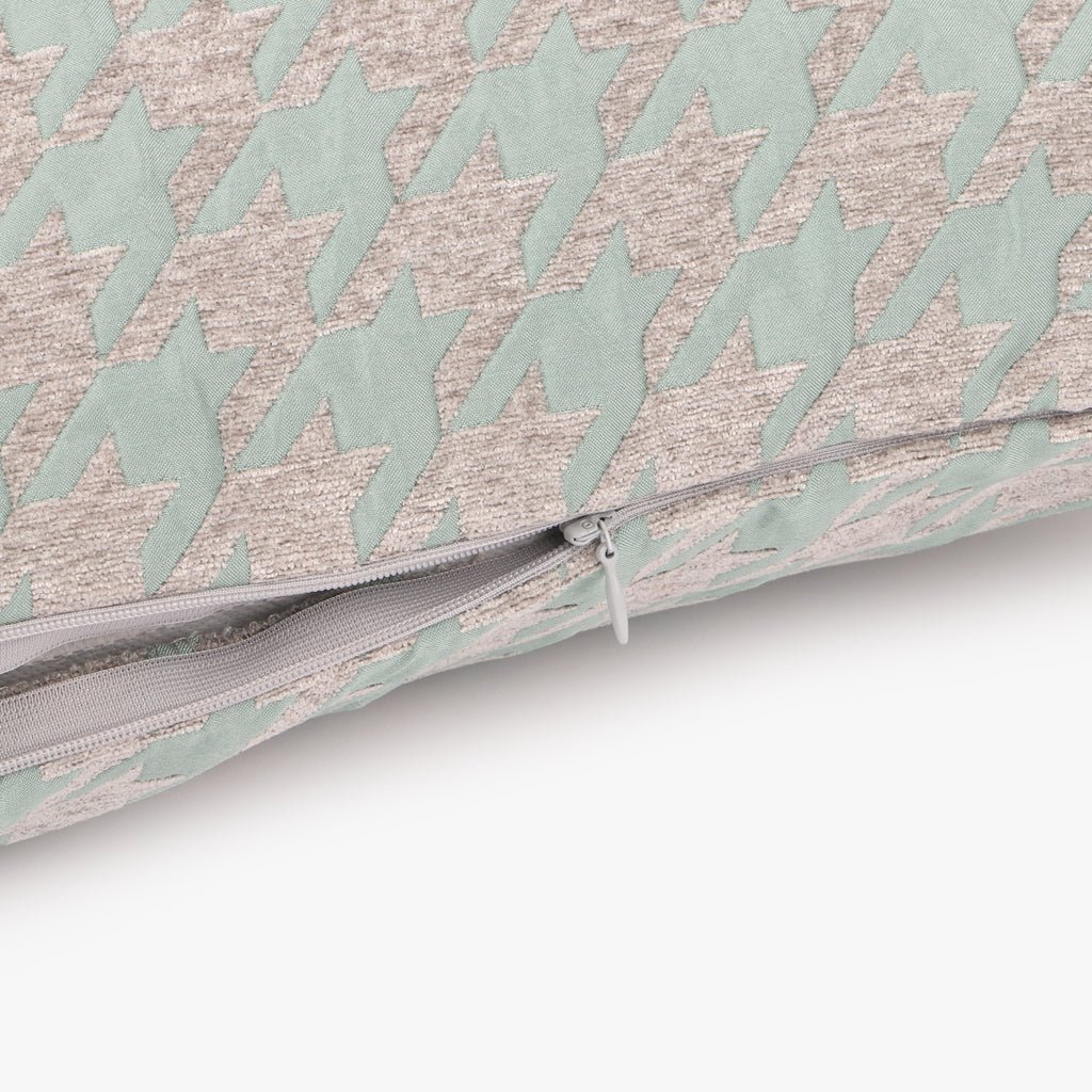 Capa de Almofada Pied-de-Poule Verde HERITAGE - Image 4