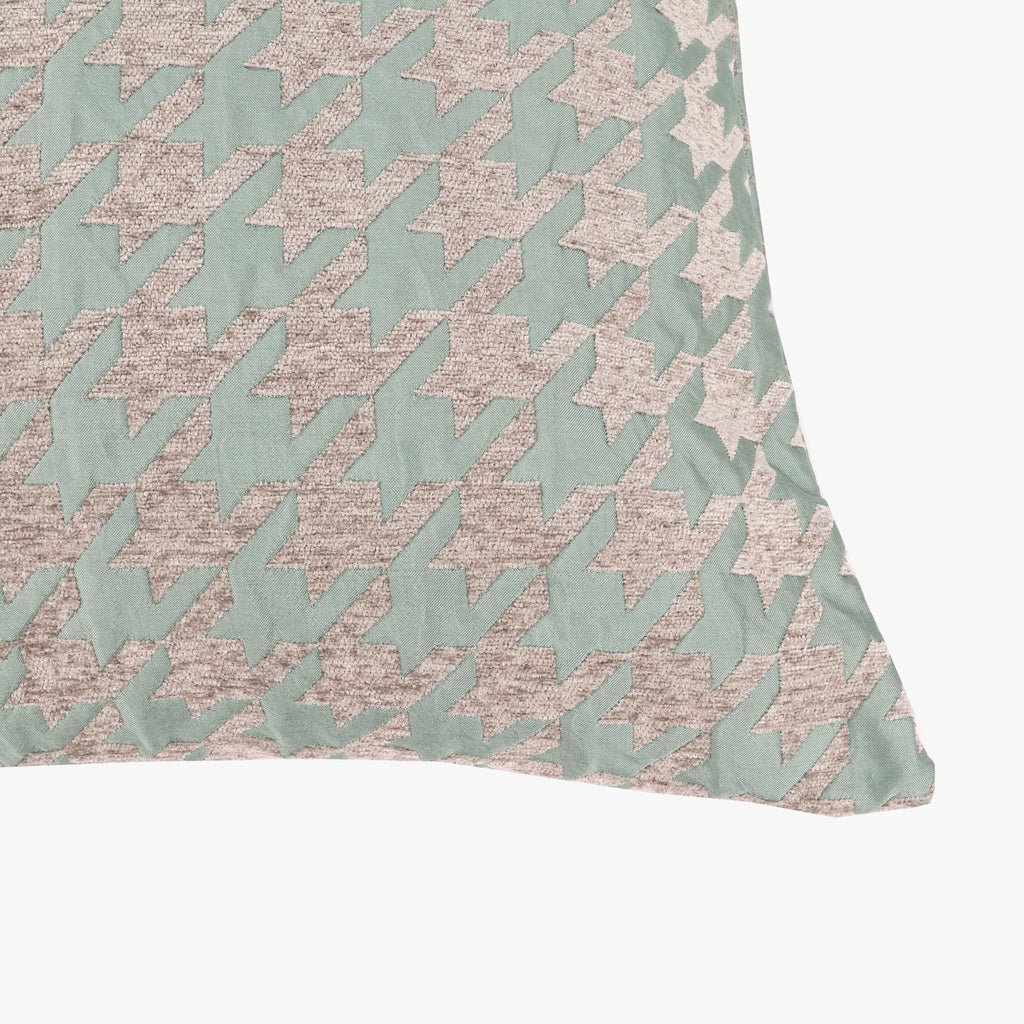 Capa de Almofada Pied-de-Poule Verde HERITAGE - Image 6