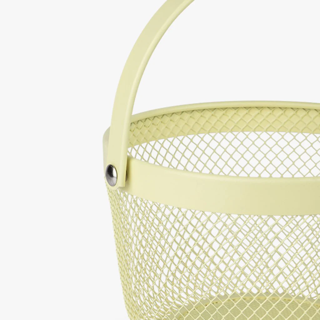 Cesto de Metal Amarelo SUMMER PASTELS - Image 2