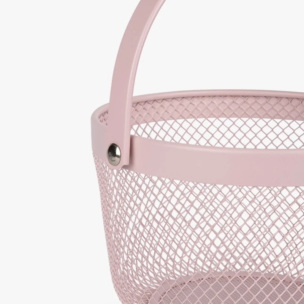 Cesto de Metal Rosa SUMMER PASTELS - Image 2