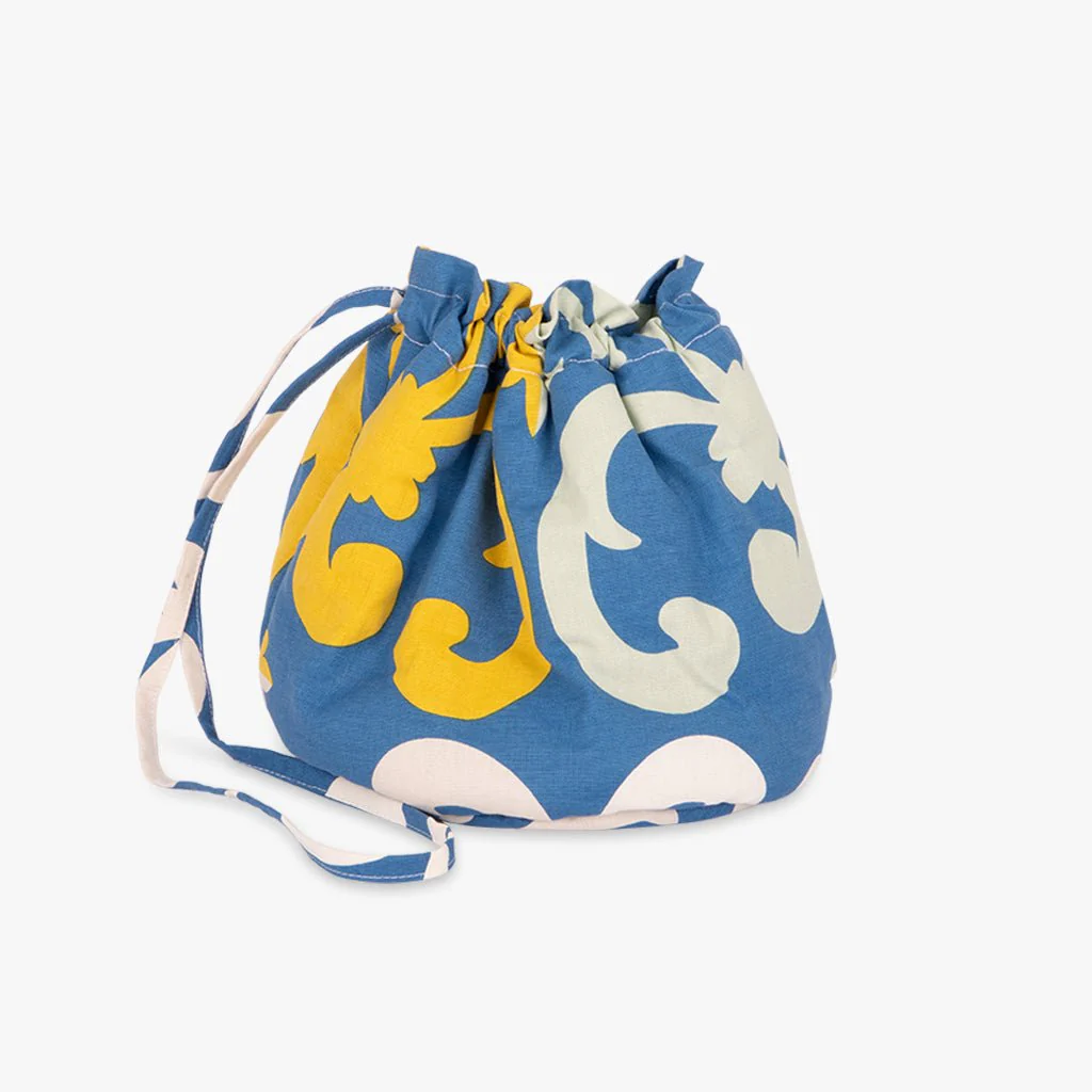 Cesto/Saco de Pão de Algodão AZULEJO - Image 2