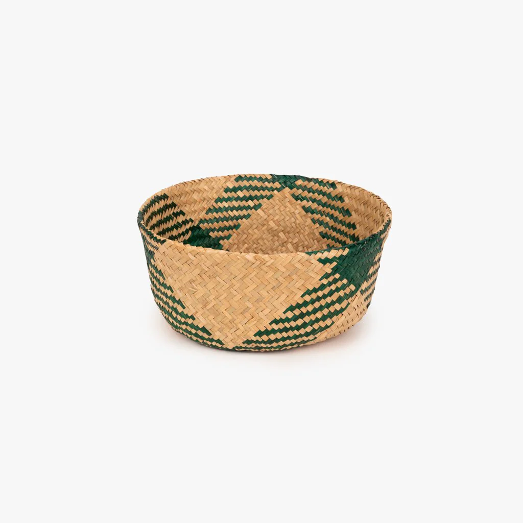 Cesto Seagrass Verde Grande BASSAC - Image 3