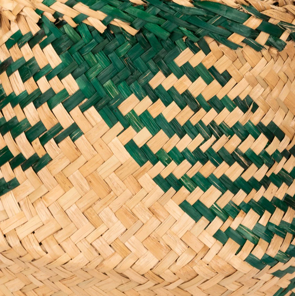 Cesto Seagrass Verde Grande BASSAC - Image 5