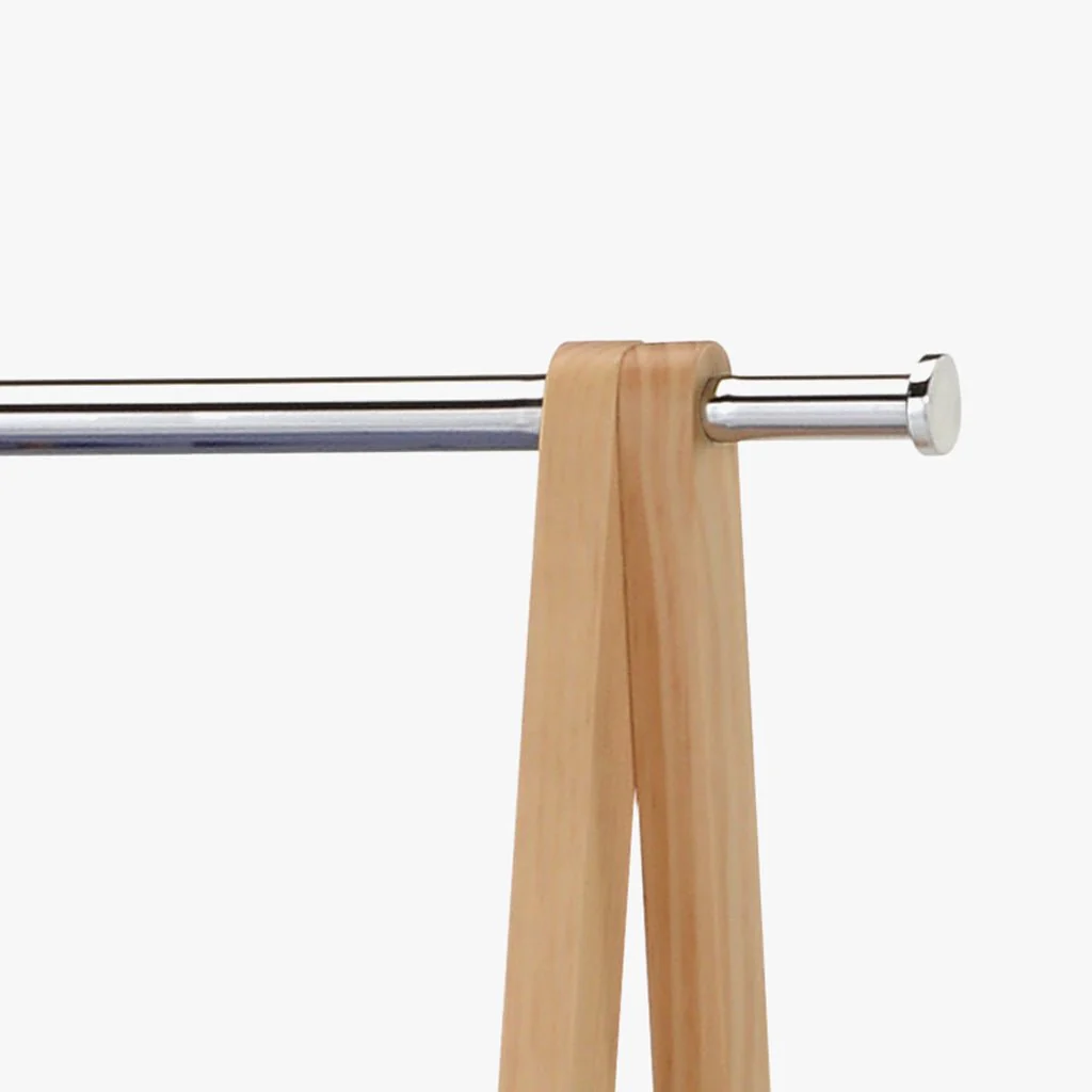 Charriot em Pinho com Duas Prateleiras 79x45x155 OLIMPO - Image 3